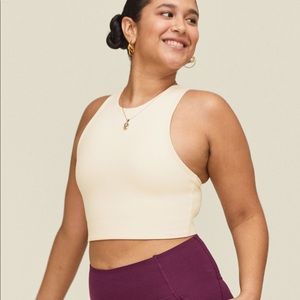 Girlfriend Collective Dylan Top, Ivory, Small